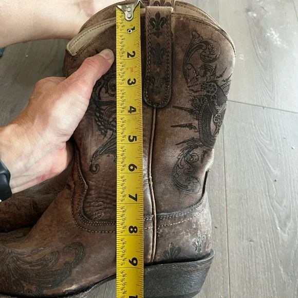 Women Ariat Boots Booties 10009529 7.5B Taupe - Picture 5 of 11